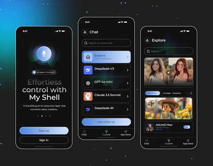 Cover image for Mobile App I My Shell AI