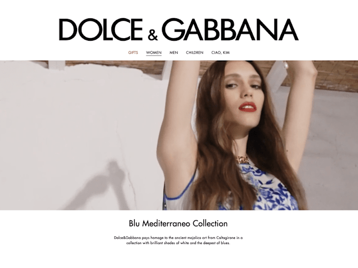 Cover image for Dolce&Gabbana eCommerce (IT/ENG)