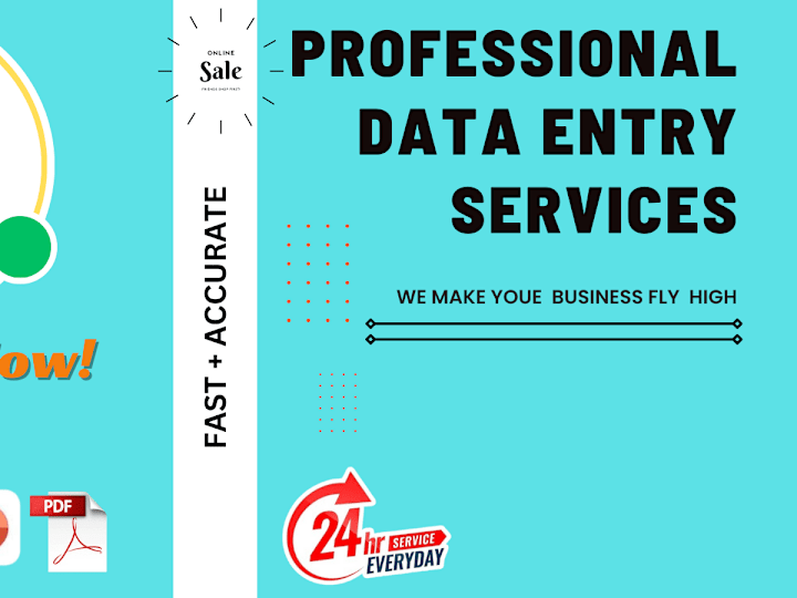 Cover image for I will be your accurate data entryand convert file for you