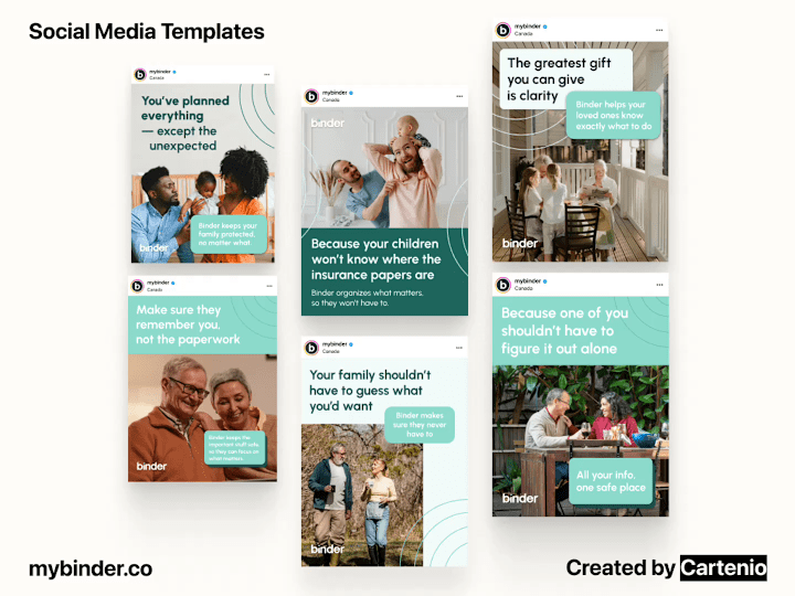 Cover image for Social Media Templates - Estate Planning Startup