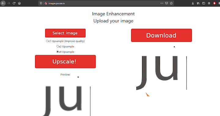 Cover image for Image enhancement website and backend deployment