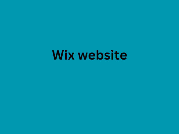 Cover image for I will build wix website, design and redesign wix website