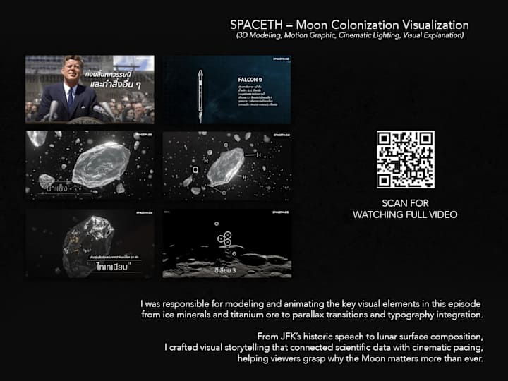 Cover image for Moon Colonization – Mineral-Based Visual Storytelling