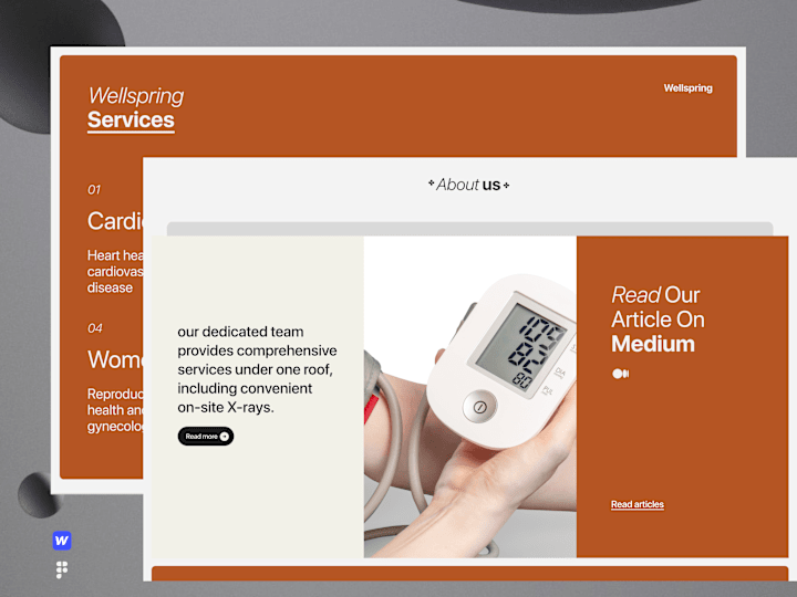 Cover image for Wellspring Website UI/UX Design