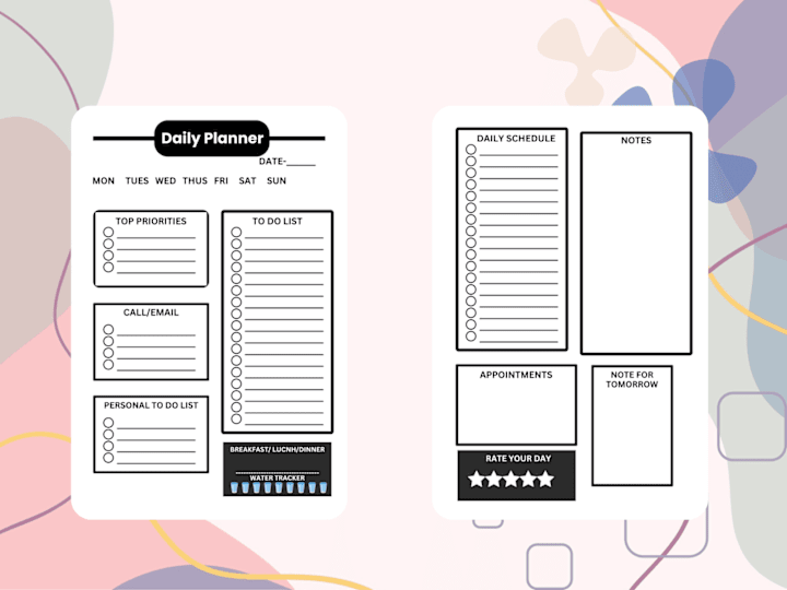 Cover image for My Daily Planner: Your Ultimate 200-Page Organizer for a Product