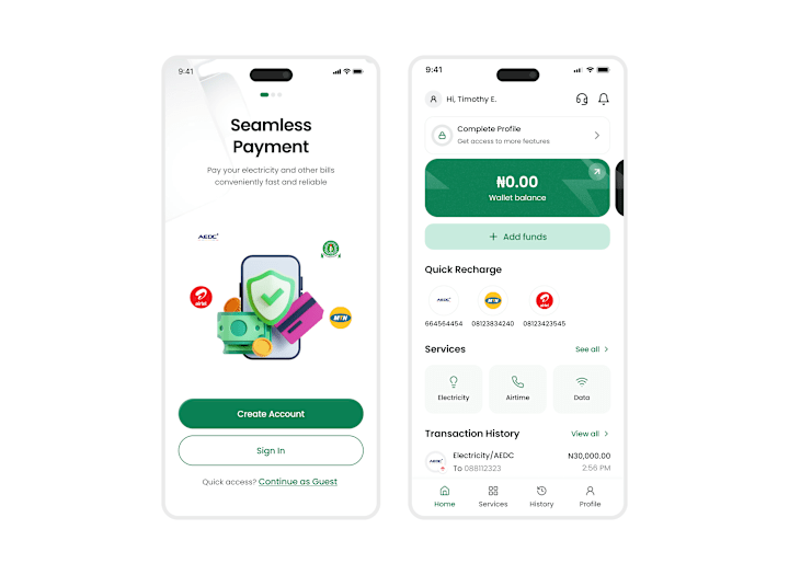 Cover image for Pay4Power Mobile App Redesign