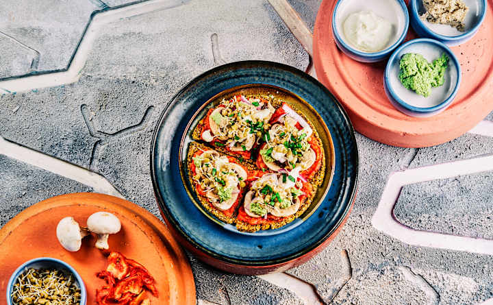 Cover image for Vegan Pesto Pizza
