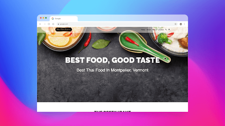 Cover image for Pho Thai Express : Restaurant Website