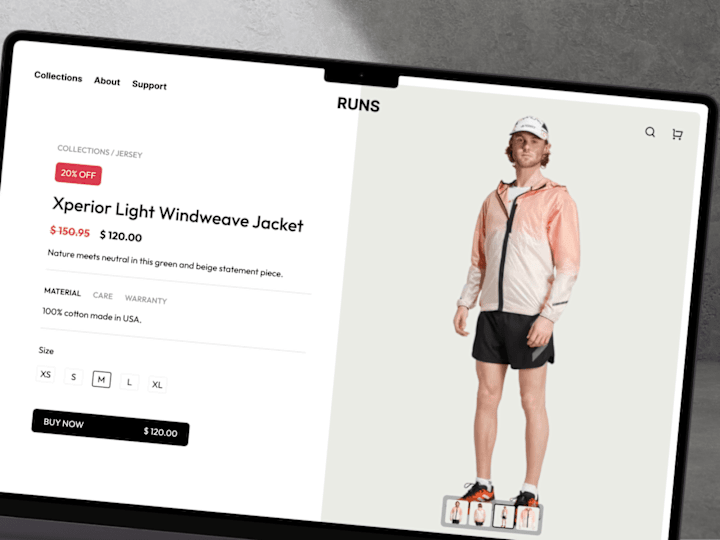 Cover image for Runs - Online Store Framer Site