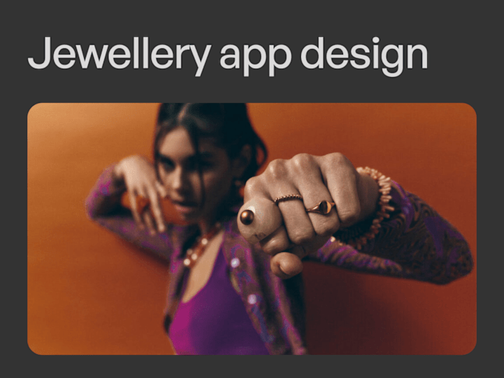 Cover image for Jewellery App design concept