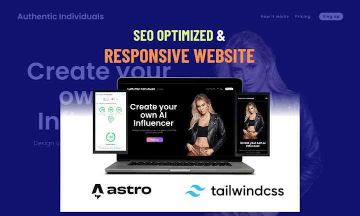 Cover image for SAAS Landing Page Website With SEO