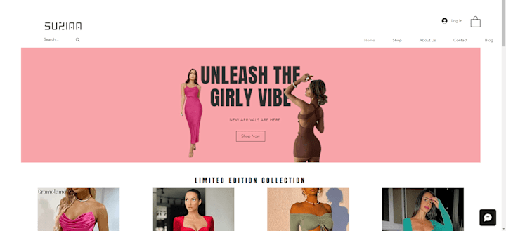Cover image for Suziaa clothing store