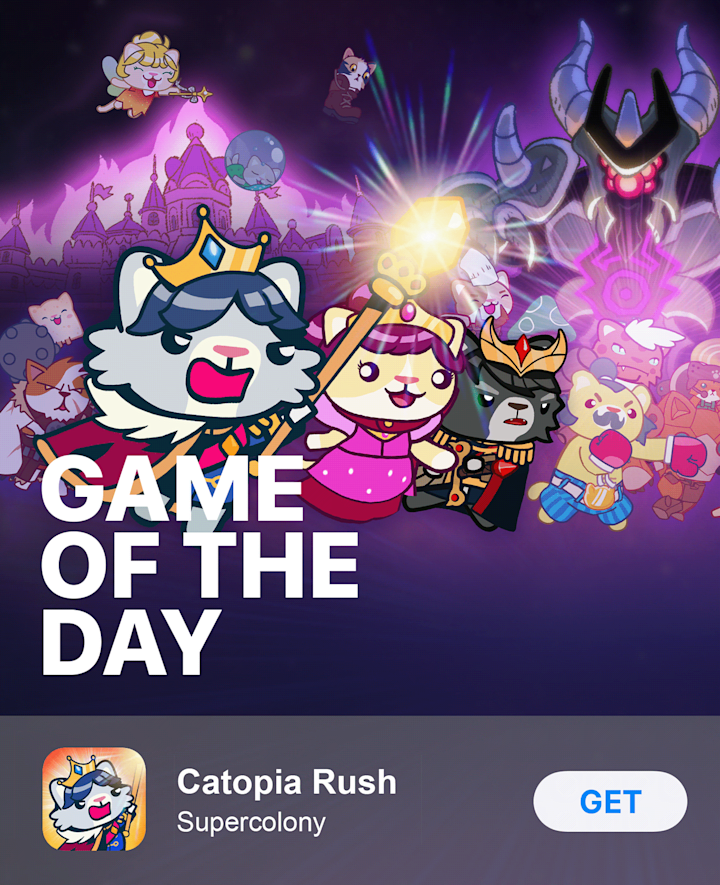 Cover image for Catopia: Rush (Mobile Game) on Behance