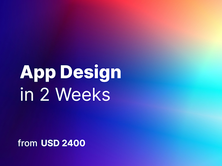 Cover image for App Designs in less than 14 days!