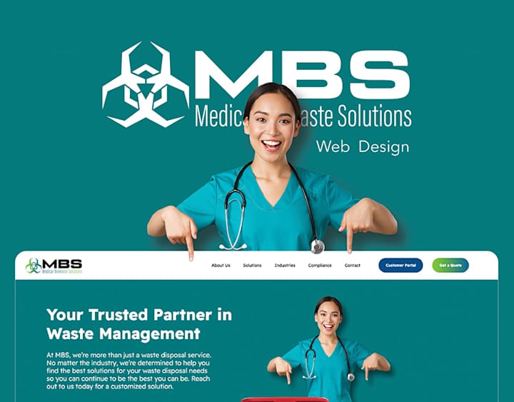 Cover image for MBS Website Design :: Behance