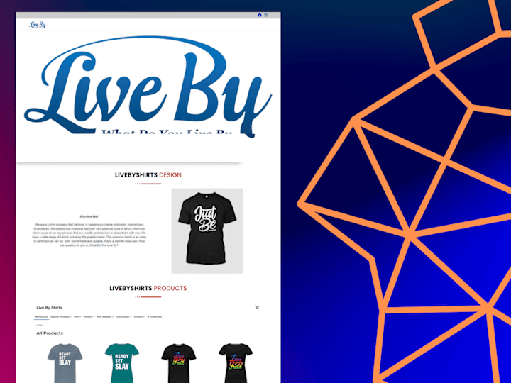 Cover image for LiveByShirts | WordPress