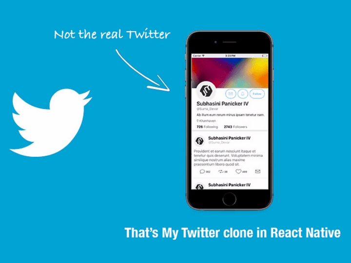 Cover image for Interactive React Native App - Twitter Clone