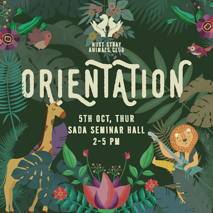Cover image for Orientation Invitation and Social Media Post 