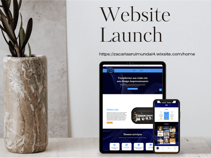 Cover image for Wix Website Design for Modern Service Provider