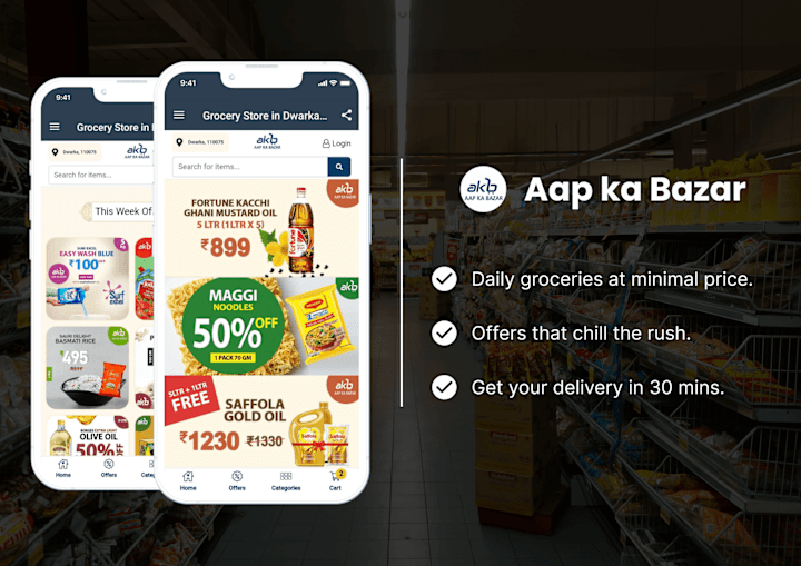 Cover image for Aap Ka Bazar - Online Grocery Store and Supermarket