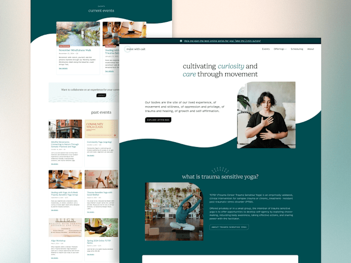 Cover image for Yoga Practitioner Web Design & Development