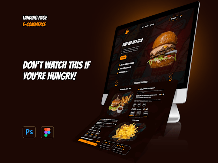 Cover image for FooFood | E-commerce | Landing Page
