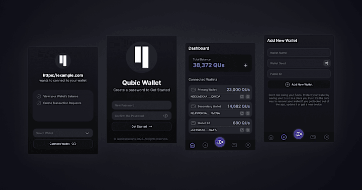 Cover image for Chrome Extension — Qubic Wallet