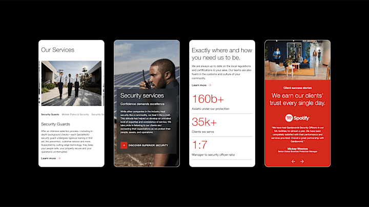 Cover image for GardaWorld |  Brand Identity & UI Design for Multinational Corp