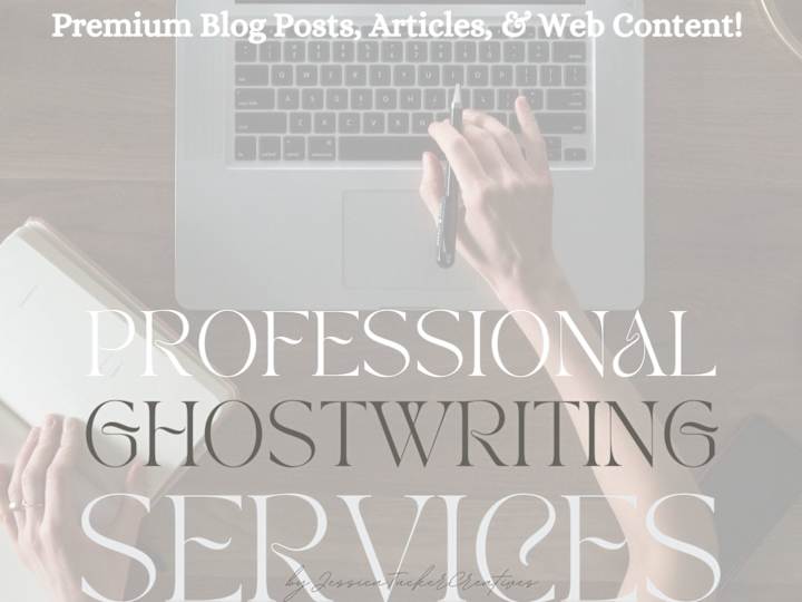 Cover image for GHOSTWRITING // Premium Blog Posts, Articles, & Web Copy