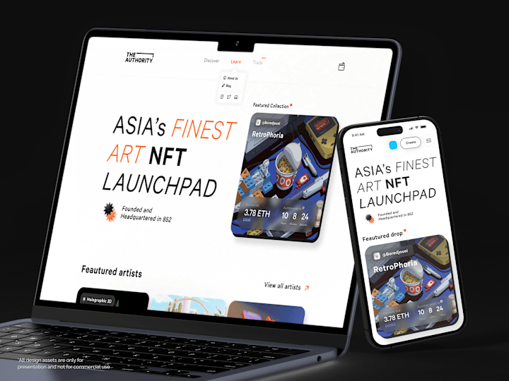 Cover image for NFT Marketplace design :: Behance