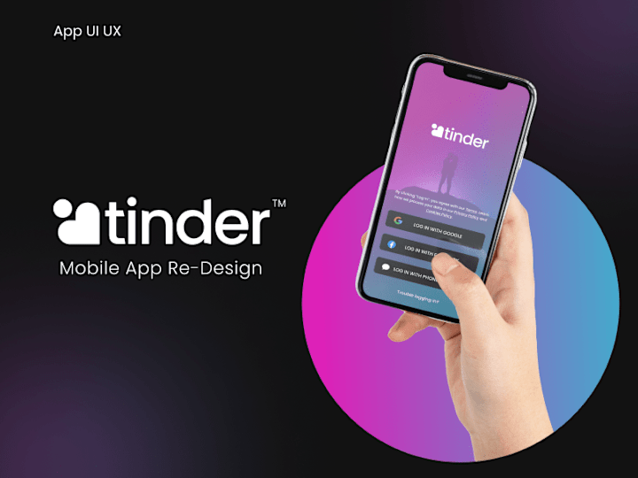 Cover image for Tinder App Redesign