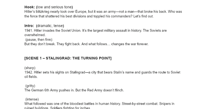 Cover image for The Army That Ended Empires: A Yarnhub Script