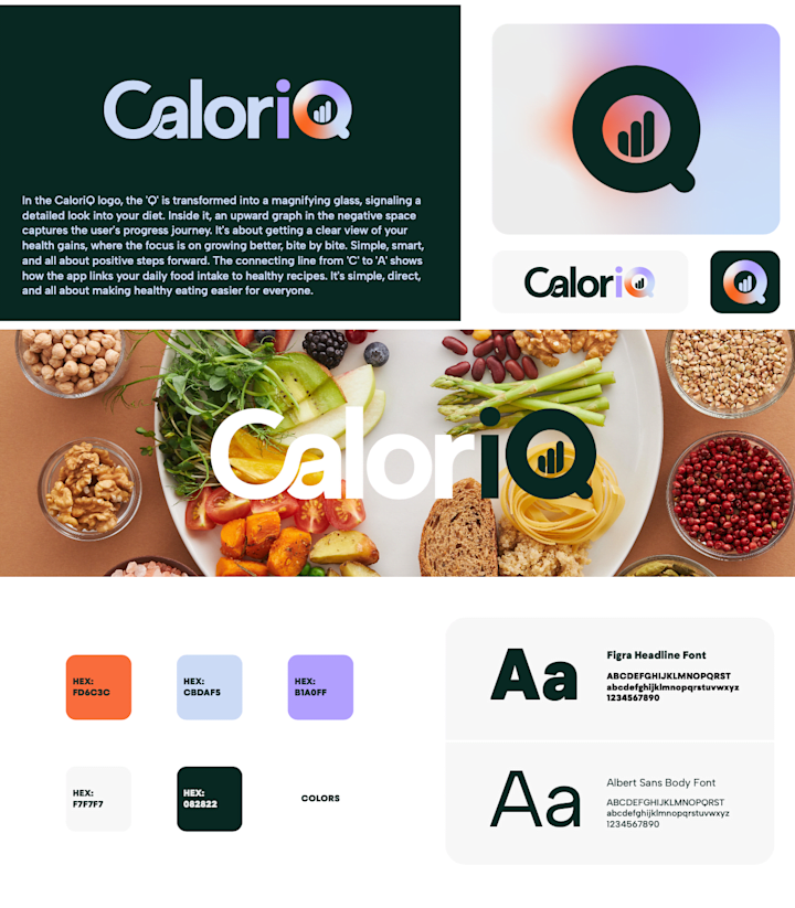 Cover image for CaloriQ Brand Identity