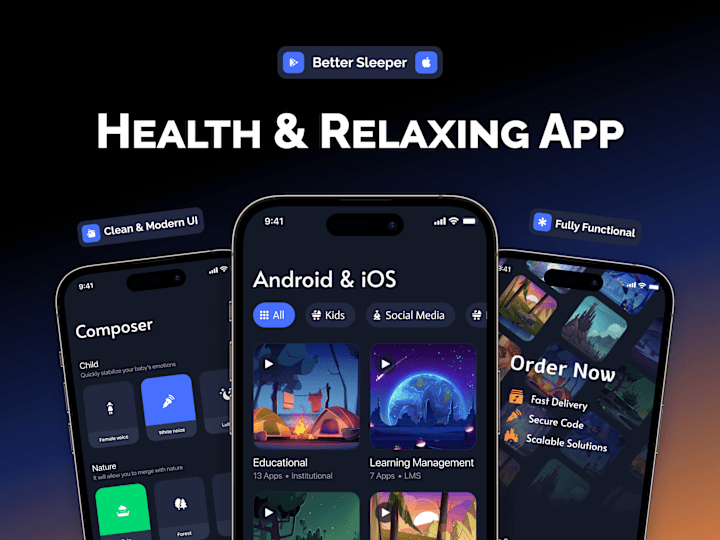 Cover image for Health & Relaxing App - Better Sleeper