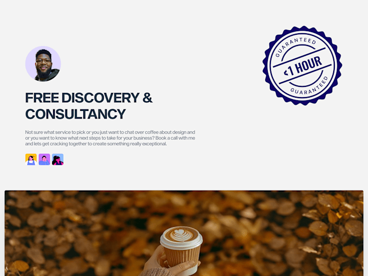 Cover image for Free Discovery & Consultancy