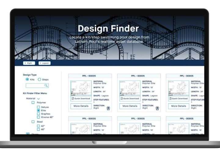 Cover image for Pool design search with filtering options (MySQL, React)