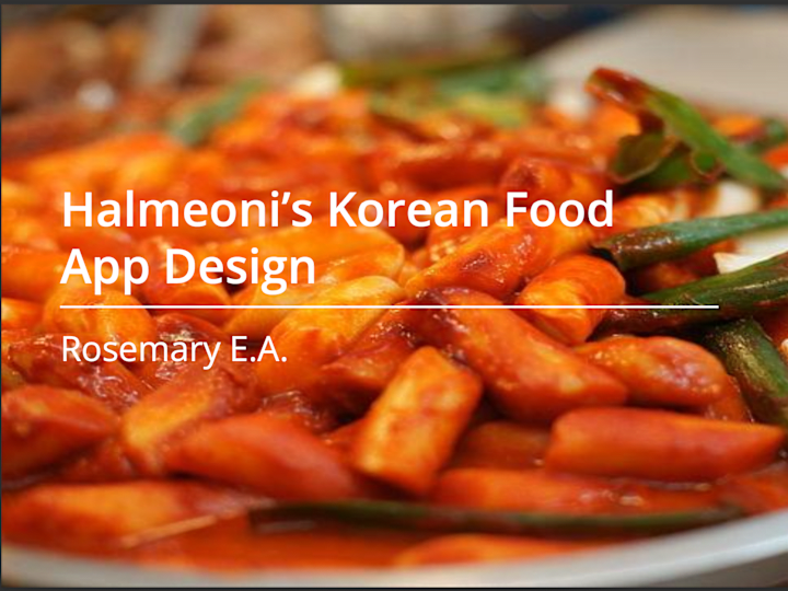 Cover image for Food delivery app for Non-korean speakers in Seoul.