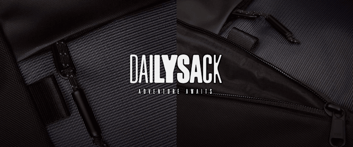 Cover image for DailySack Backpack Brand Identity design :: Behance