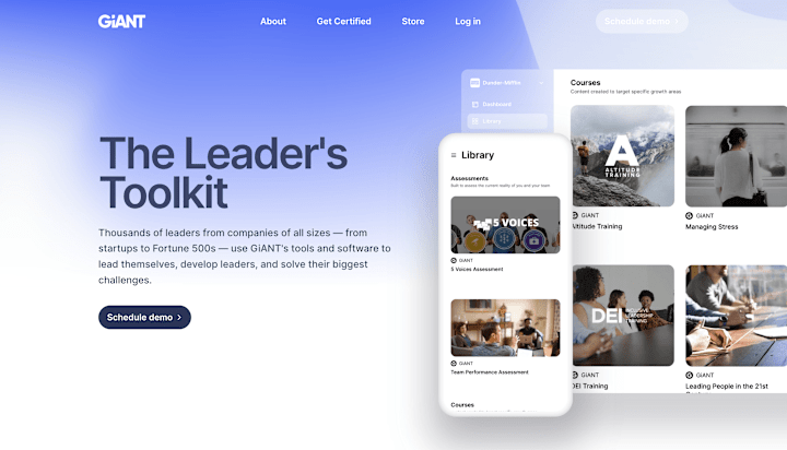 Cover image for GiANT - Online Leadership Platform