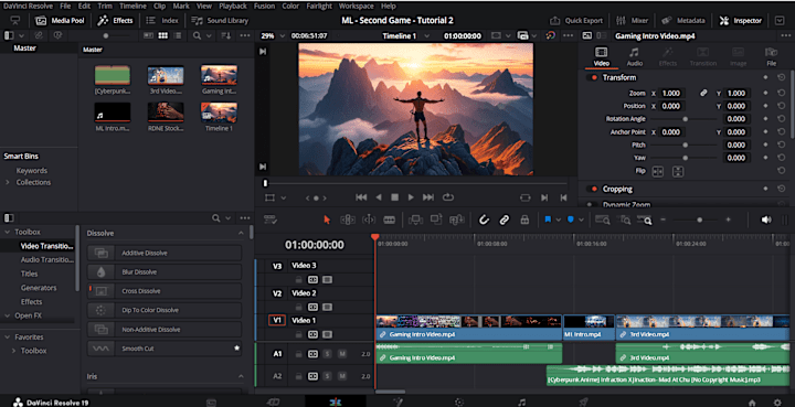 Cover image for Video Editing for gaming videos