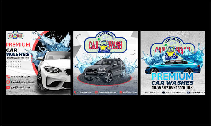 Cover image for Post Design for car washing company on Behance