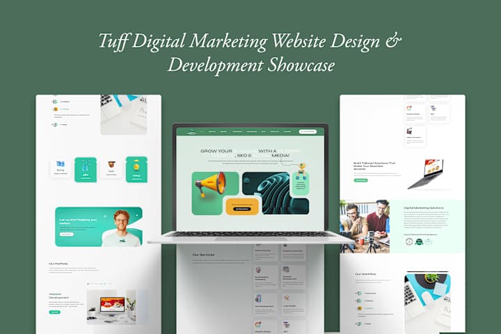 Cover image for Tuff Digital Marketing Elementor Website Design & Development.