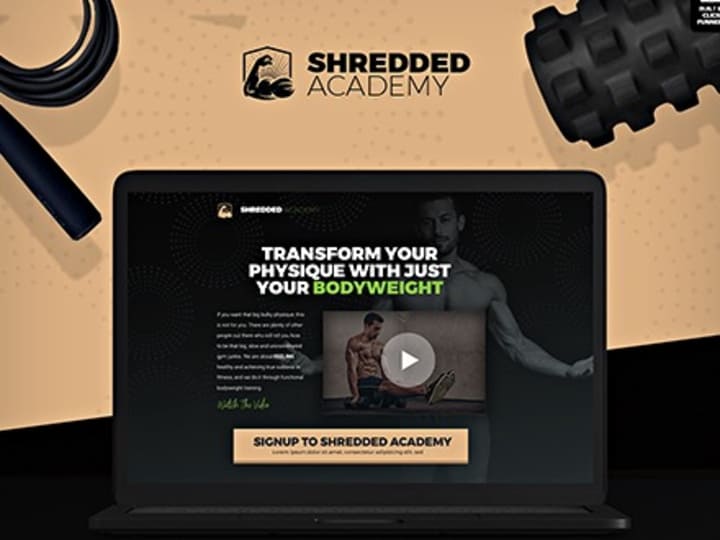 Cover image for Shredded Academy