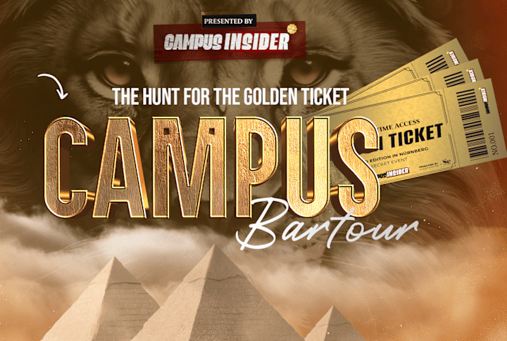 Cover image for Campus Bartour – Golden Ticket Series