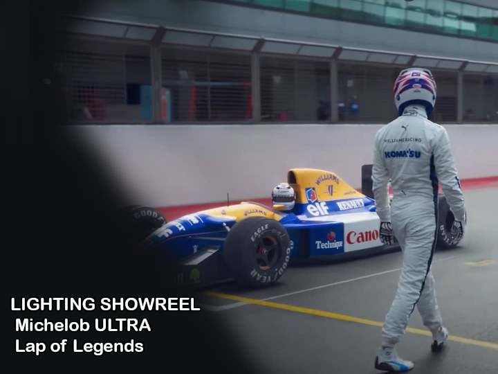 Cover image for LIGHTING SHOWREEL - Michelob ULTRA Lap of Legends