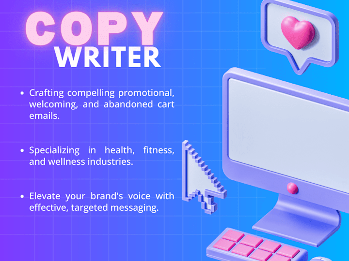 Cover image for Fitness Copywriter: Boost Your Brand with Engaging Content