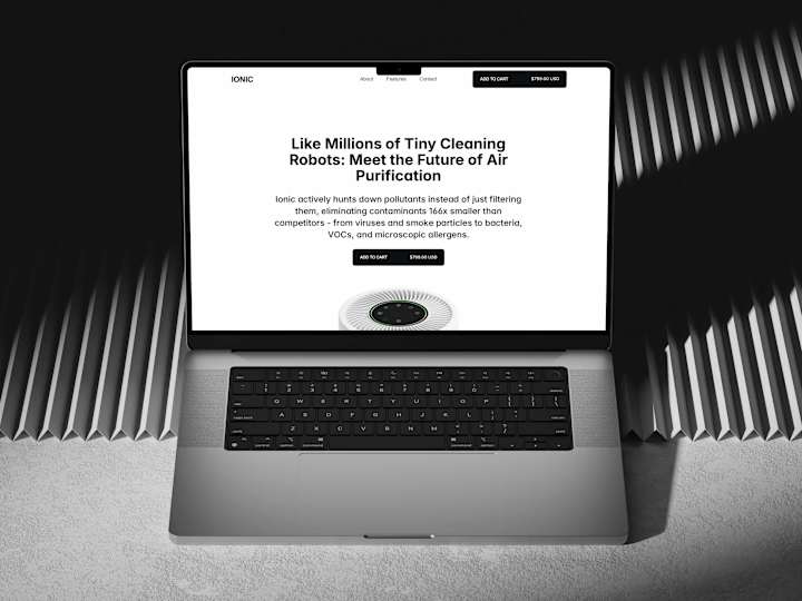 Cover image for Improve the visual design of the IONIC website.