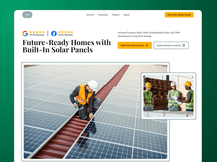 Cover image for ApexSolar 🏗️ | New Builds Solar Website Design