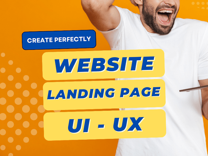 Cover image for create perfectly website and landing page UI UX figma 
