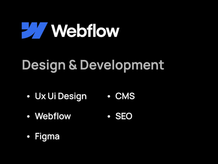 Cover image for Webflow Landing Page Design & Development